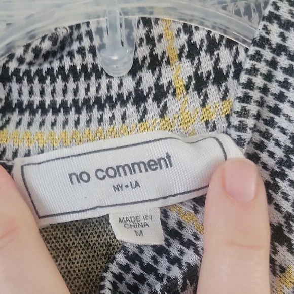 Plaid Long Sleeve Dress - Picture 2 of 4